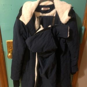 Maternity jacket with attachment. Lined and warm!